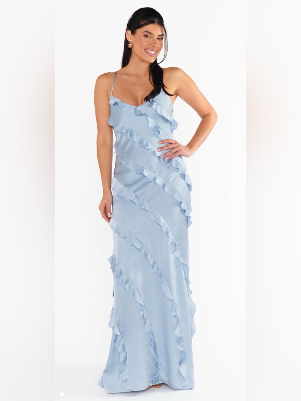 Show Me Your MuMu Romance Ruffle Maxi Dress